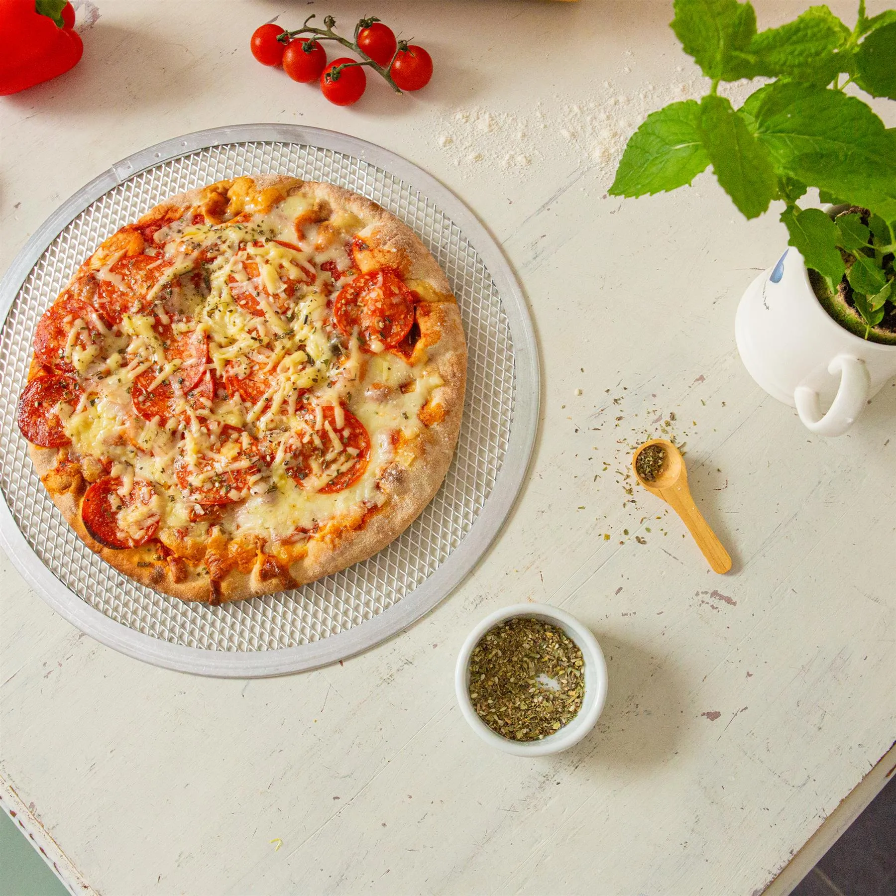 12" Aluminium Pizza Screen - By Argon Tableware