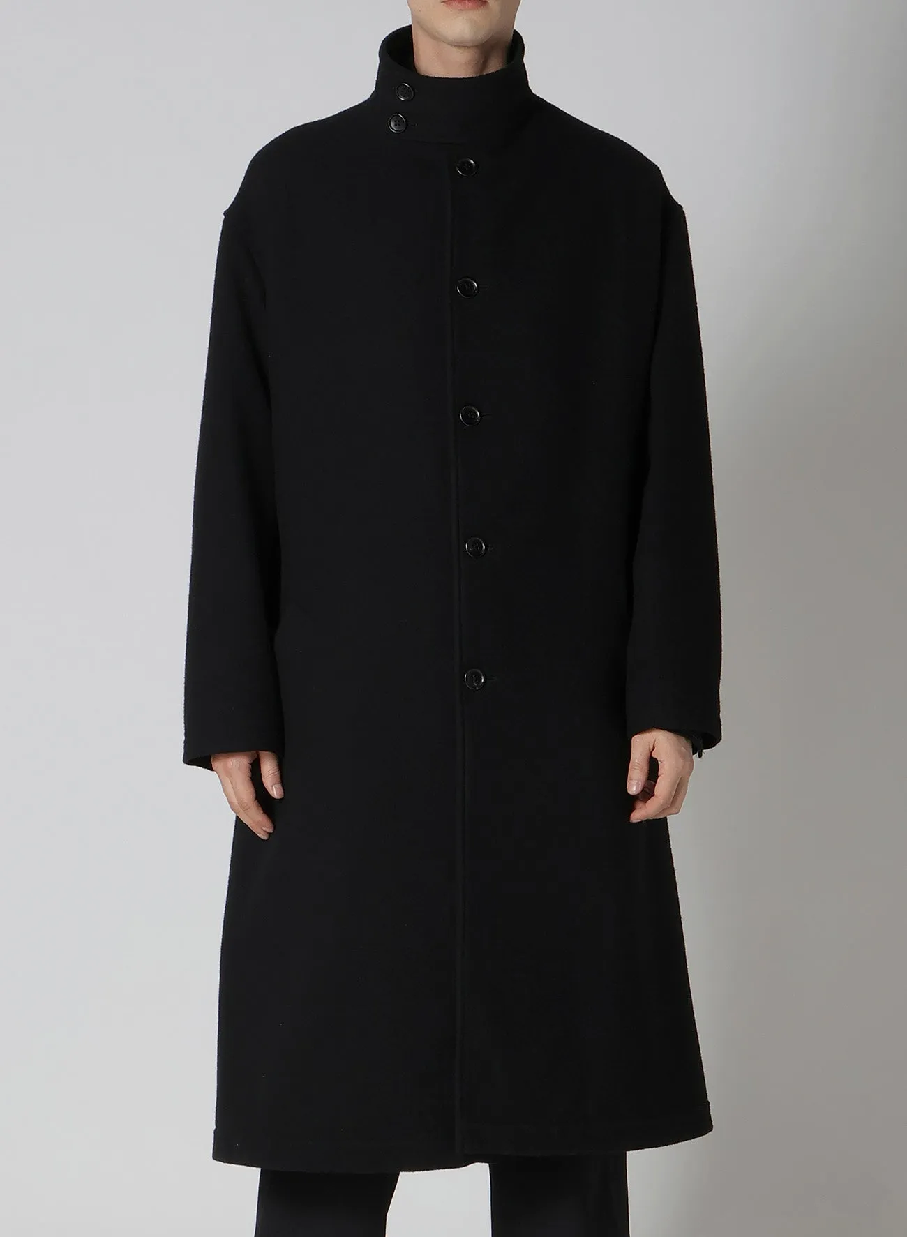 AIRY MOSSER STAND COLLAR COAT