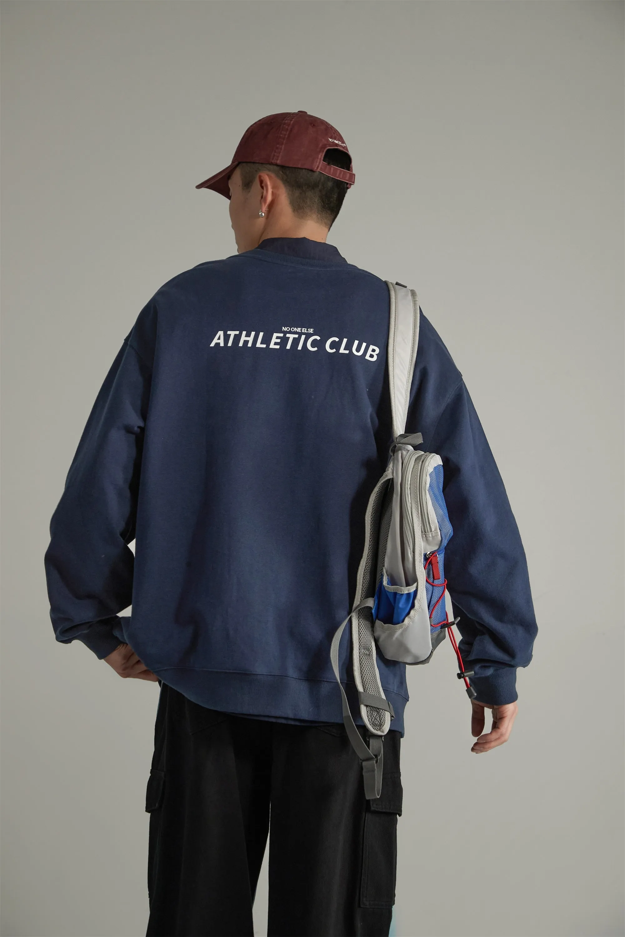 Athletic Club Pocket Loose Fit Sweatshirt