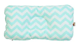 Babycuddle Head Pillow - Chevron Green