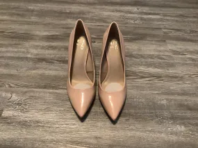 Beige Shoes Heels Stiletto Mix No 6, Size 9.5