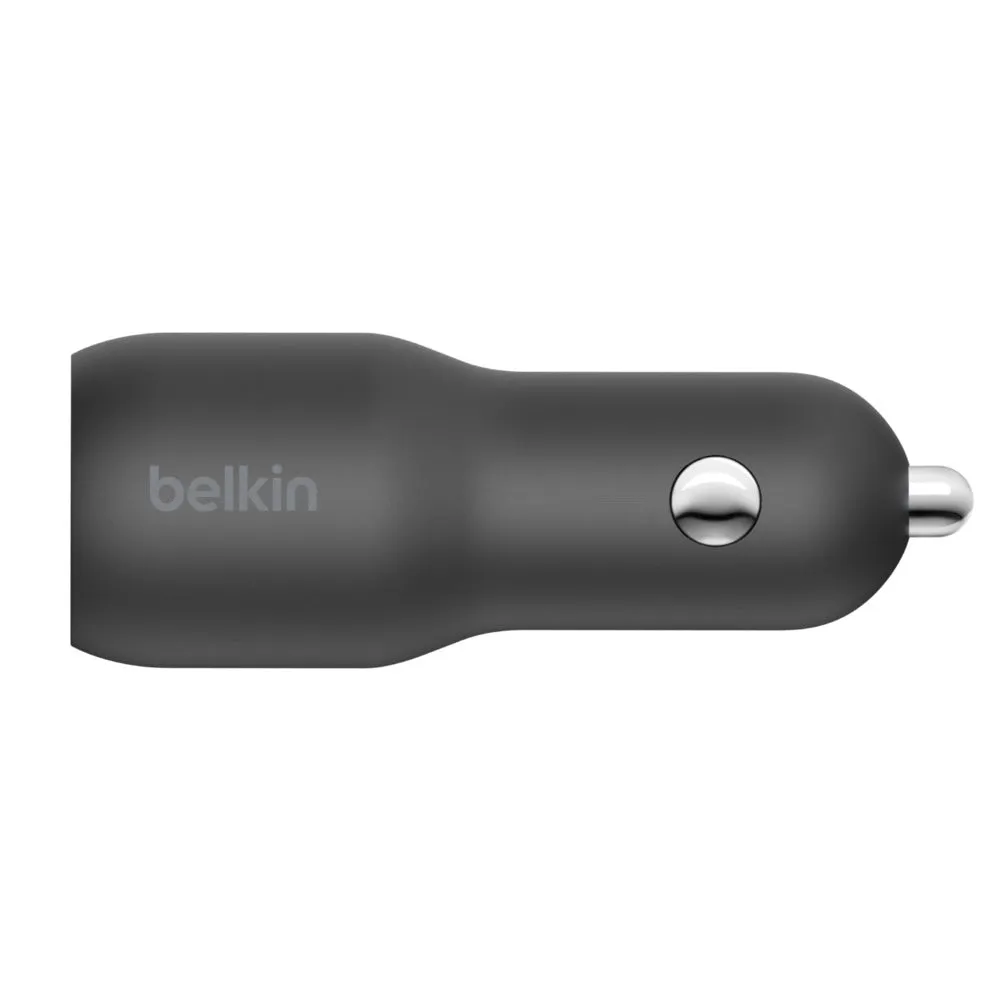 Belkin Boost Charge Dual Car Charger with PPS 37W Fast Charging