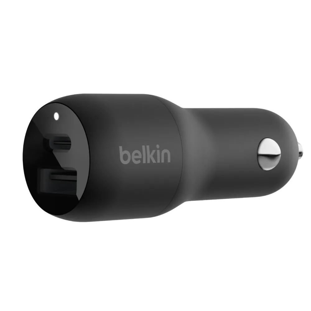 Belkin Boost Charge Dual Car Charger with PPS 37W Fast Charging