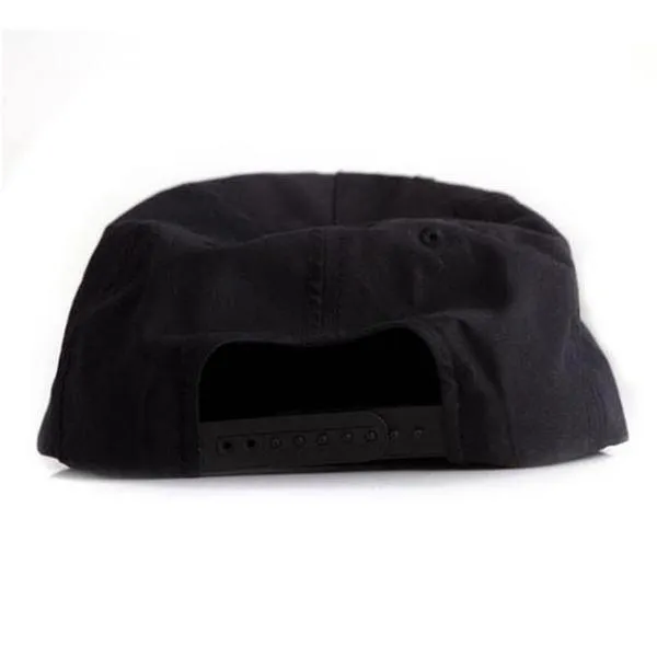 Black Sheep Icon Rope Snapback Hat Black - Black