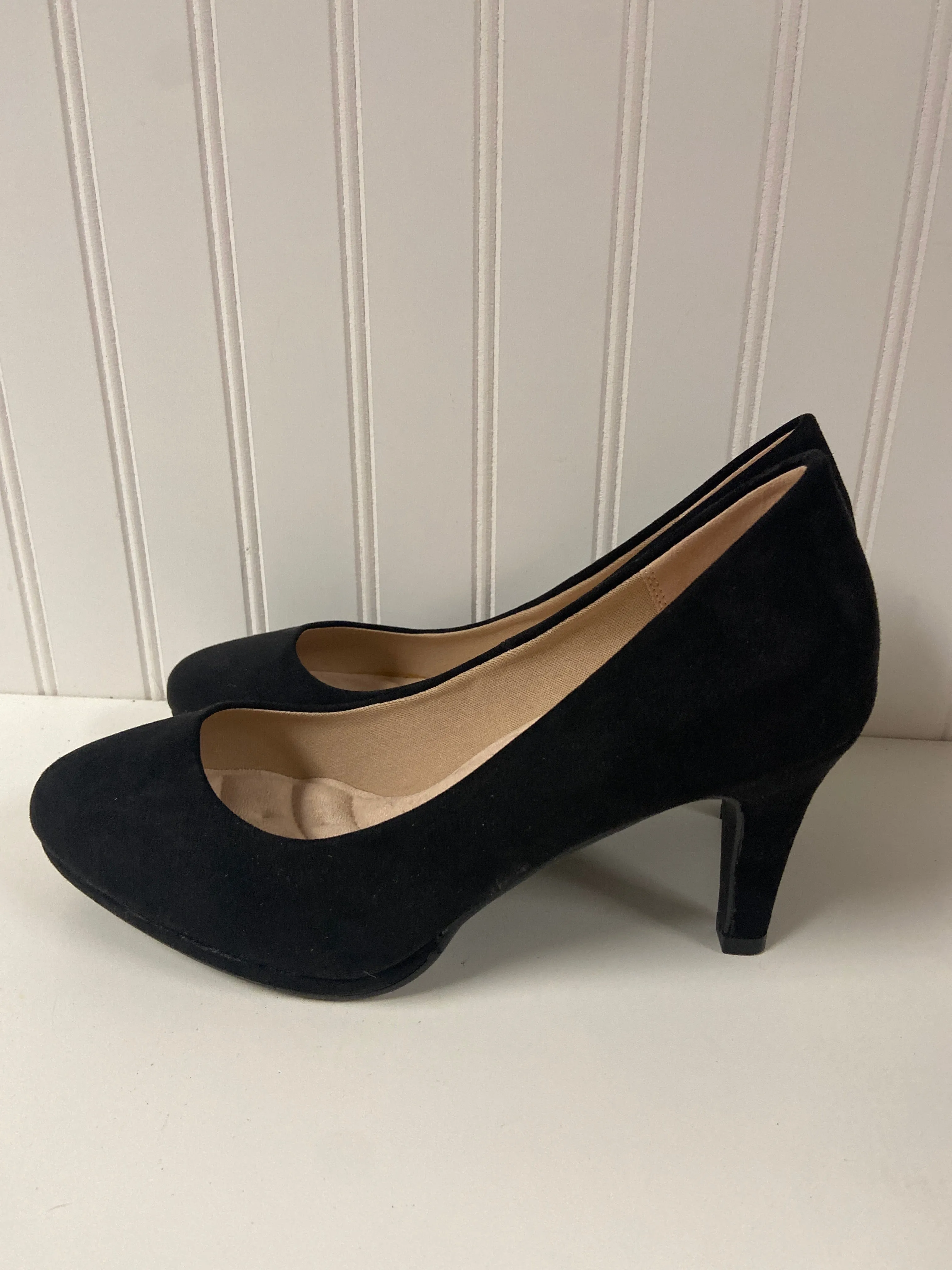 Black Shoes Heels Stiletto Clothes Mentor, Size 10