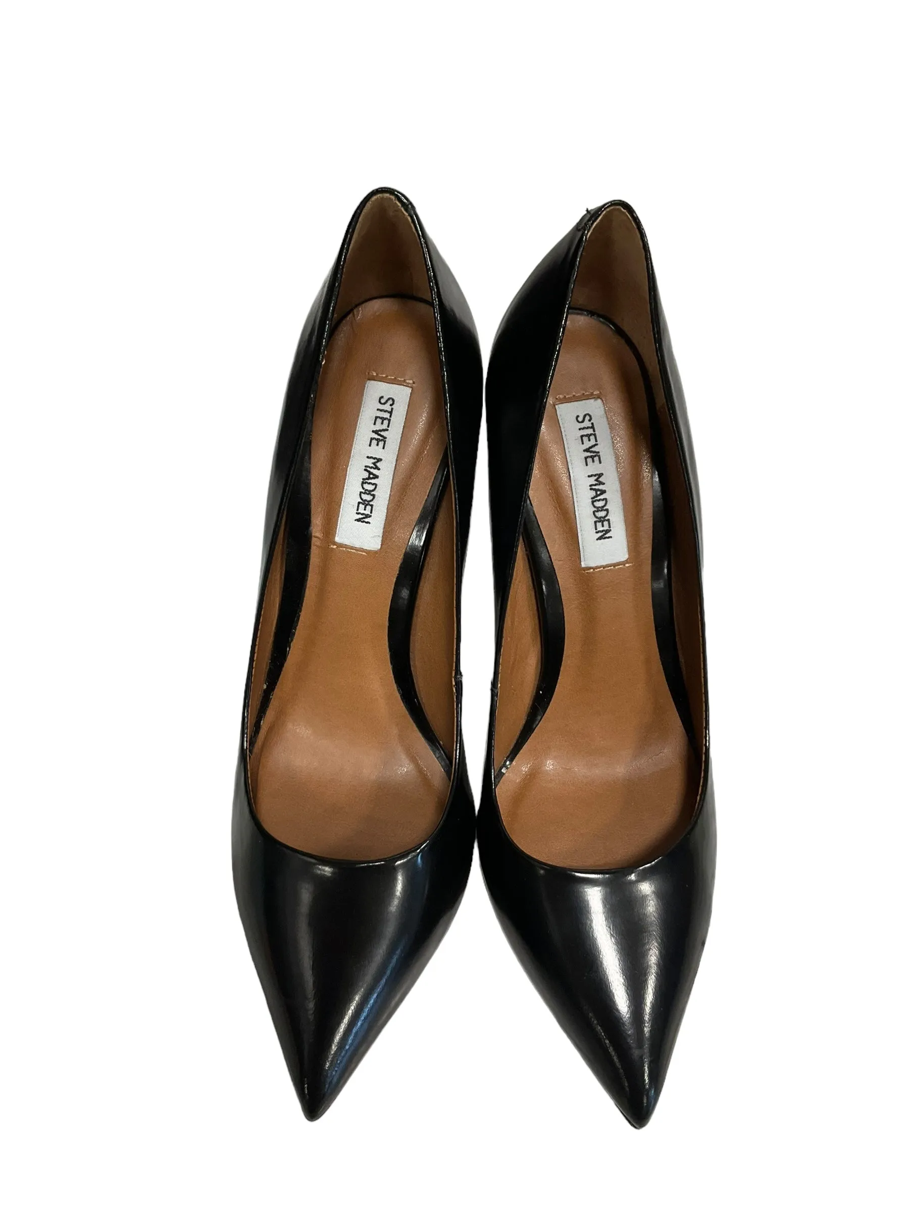 Black Shoes Heels Stiletto Steve Madden, Size 9