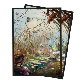 Bloomburrow Season Lands: Plains (Summer) Deck Protector Sleeves (100ct) White for Magic: The Gathering