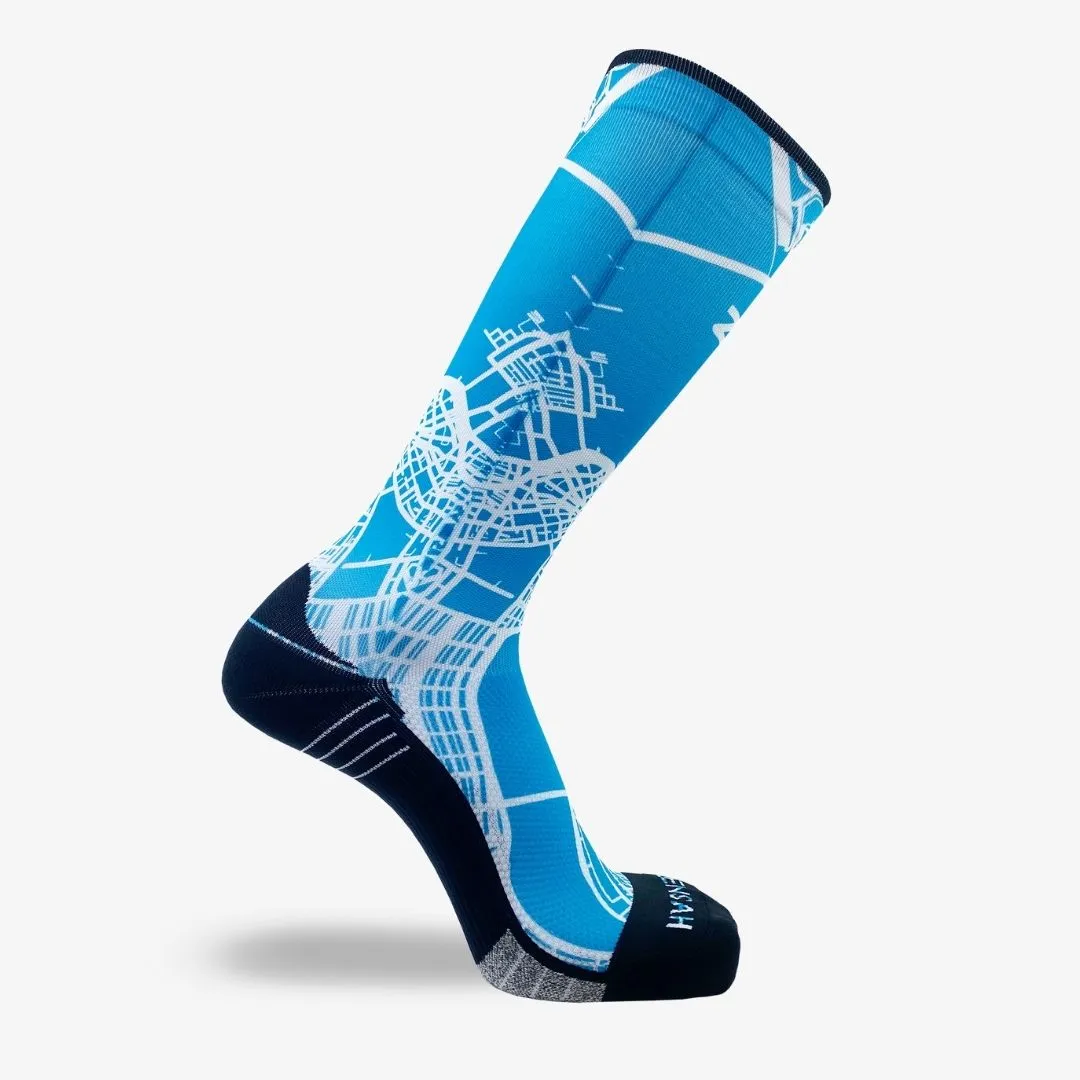 Boston Map Compression Socks (Knee-High)