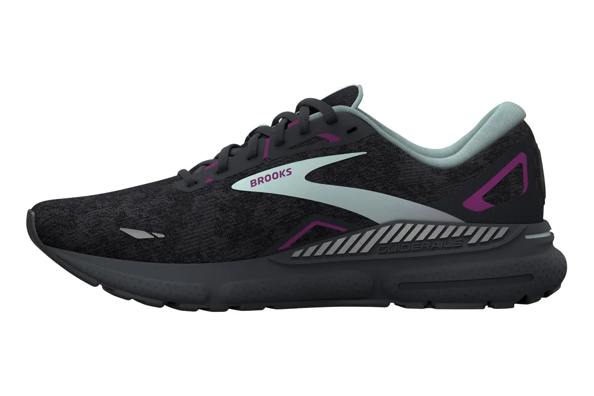 Brooks Adrenaline GTS 23 D Black/Light Blue/Purple Womens