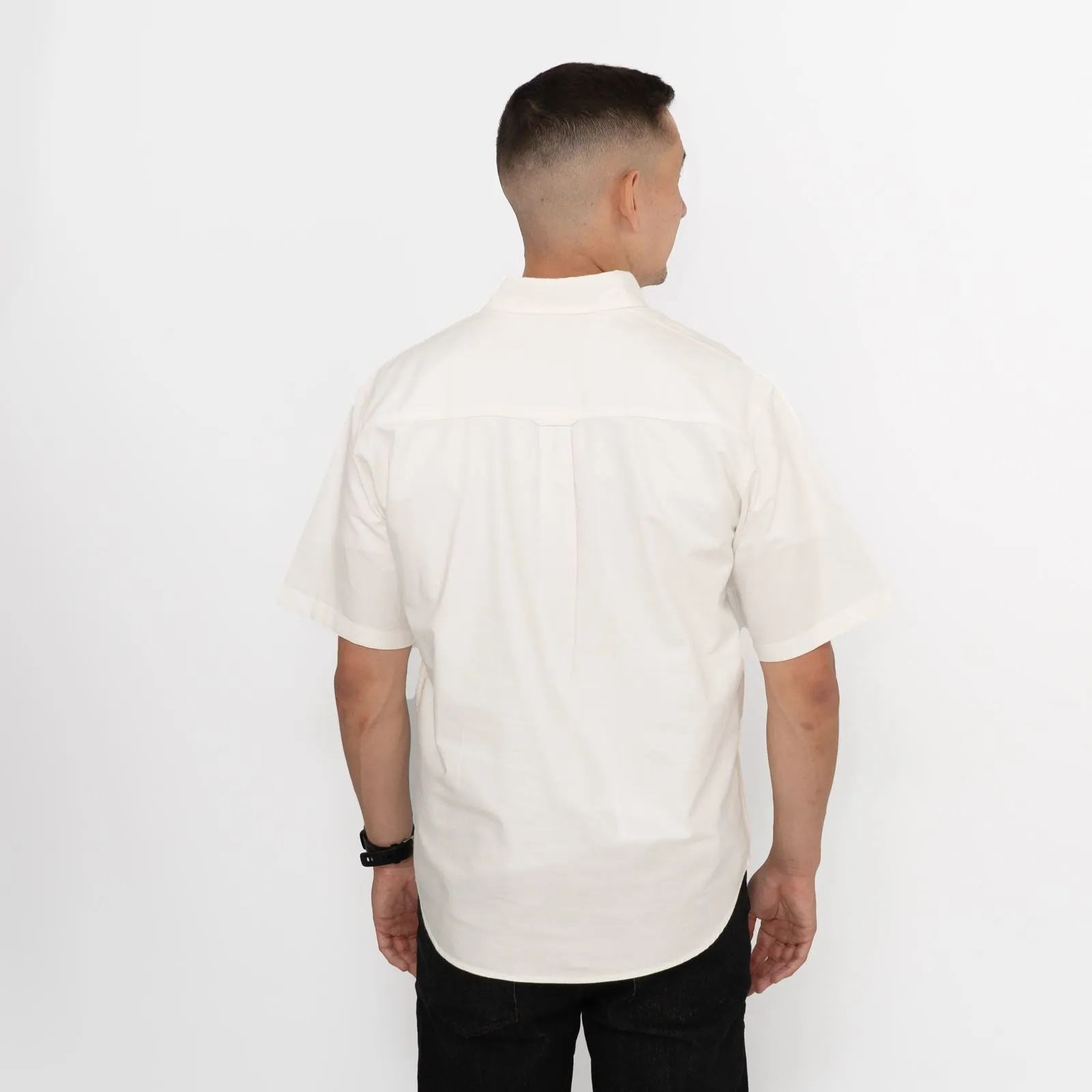 Carhartt WIP Mens White Short Sleeve Braxton Shirt