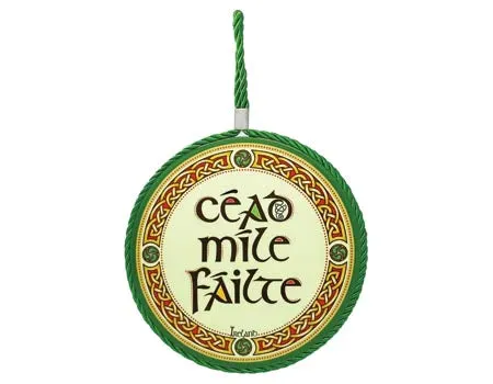 Cead Mile Failte Rope Plaque