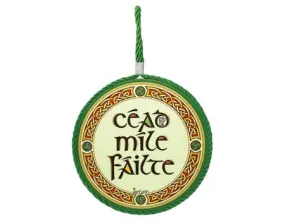 Cead Mile Failte Rope Plaque