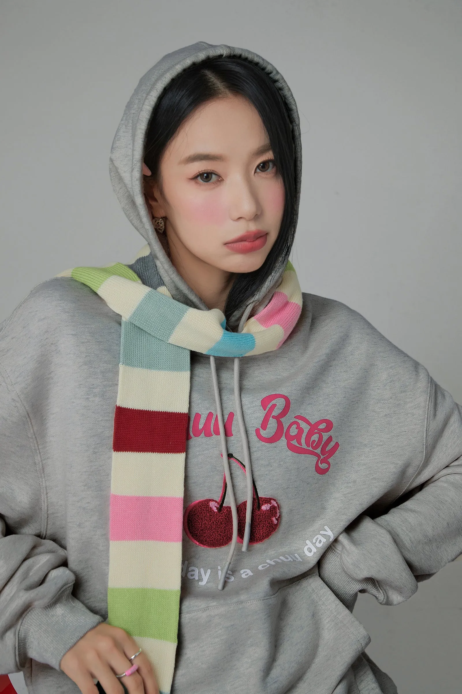 Cherry Loose Fit Hoodie