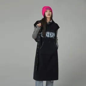 Chuu Loose Fit Hoodie Dress