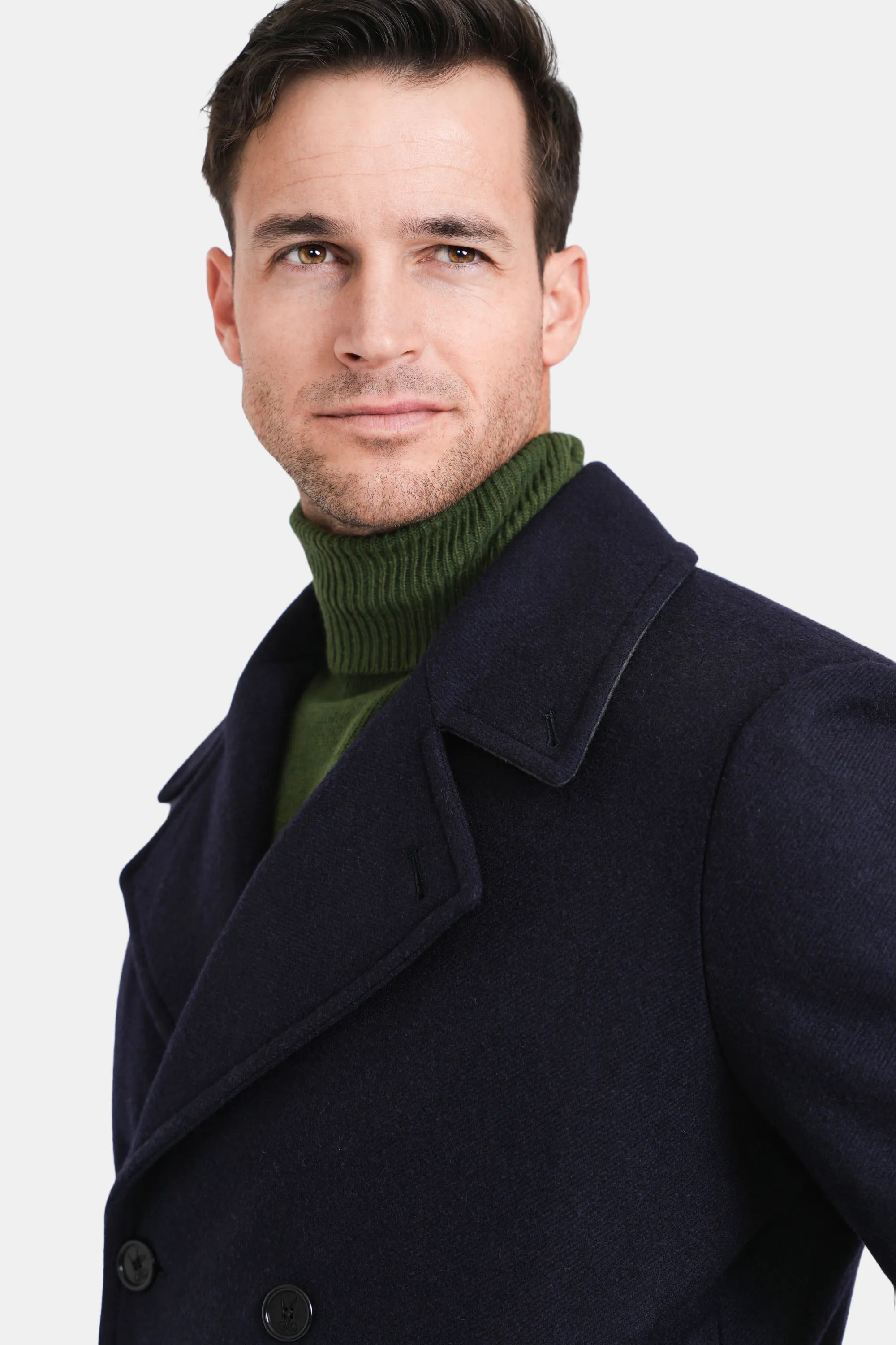 Classic Wool Peacoat, Navy