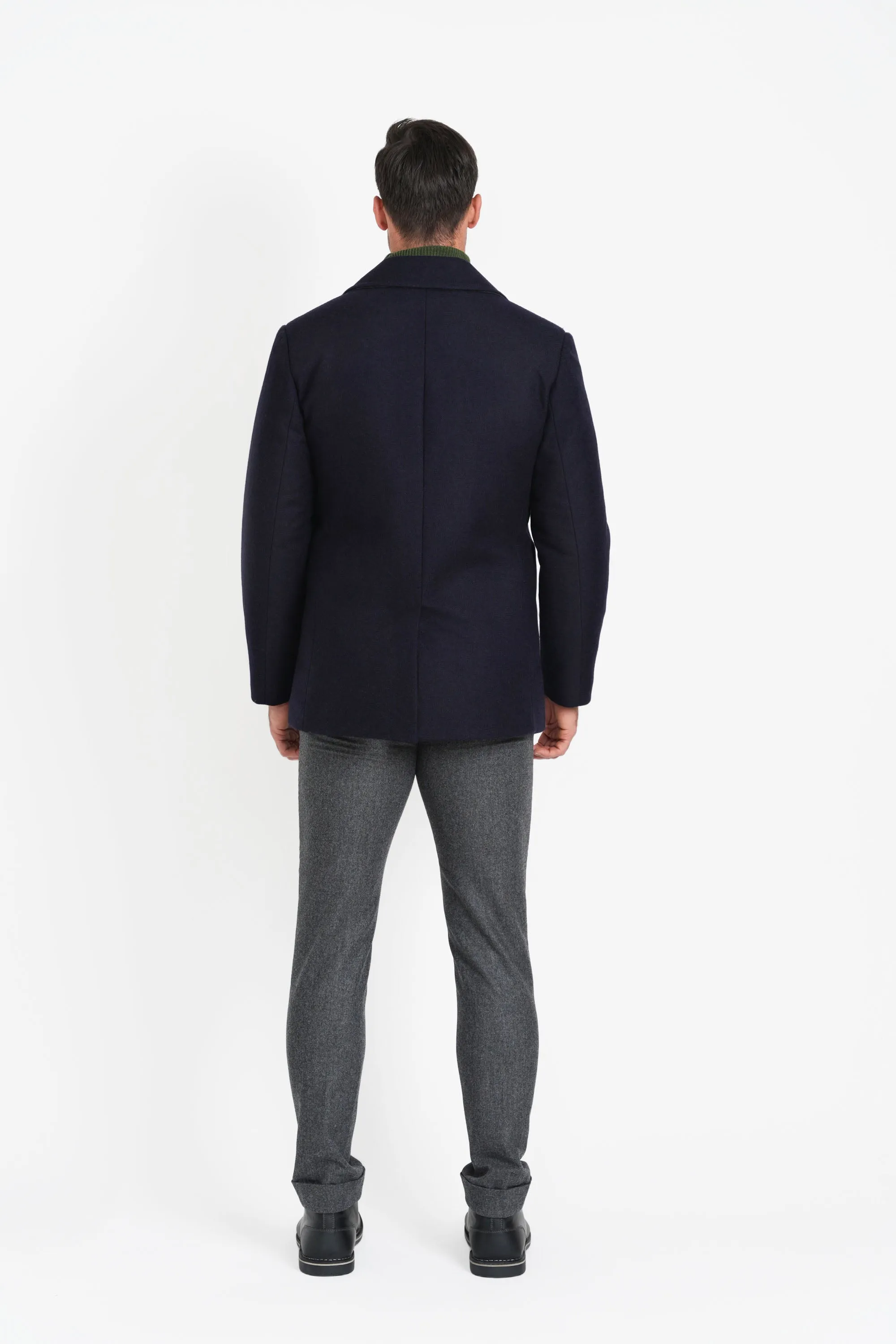 Classic Wool Peacoat, Navy