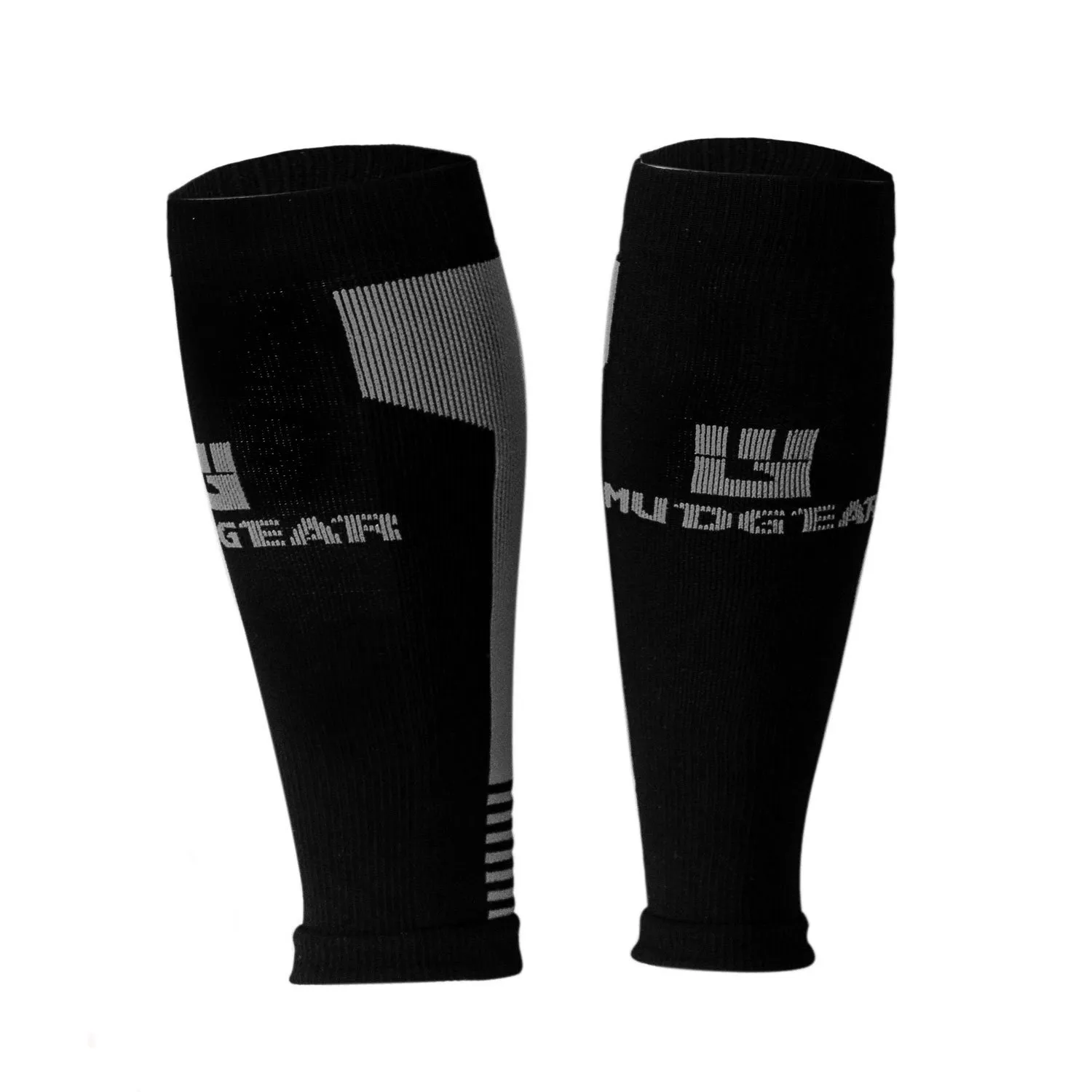 Compression Calf Sleeves (Black/Gray)