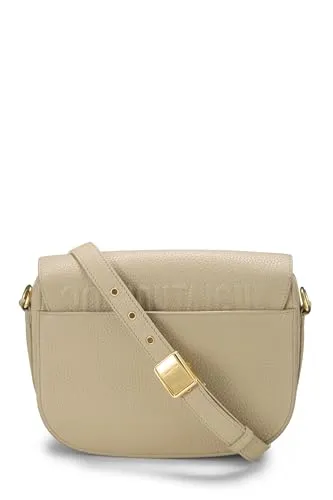 Dior,  Beige Calfskin Bobby Flap Medium, Beige