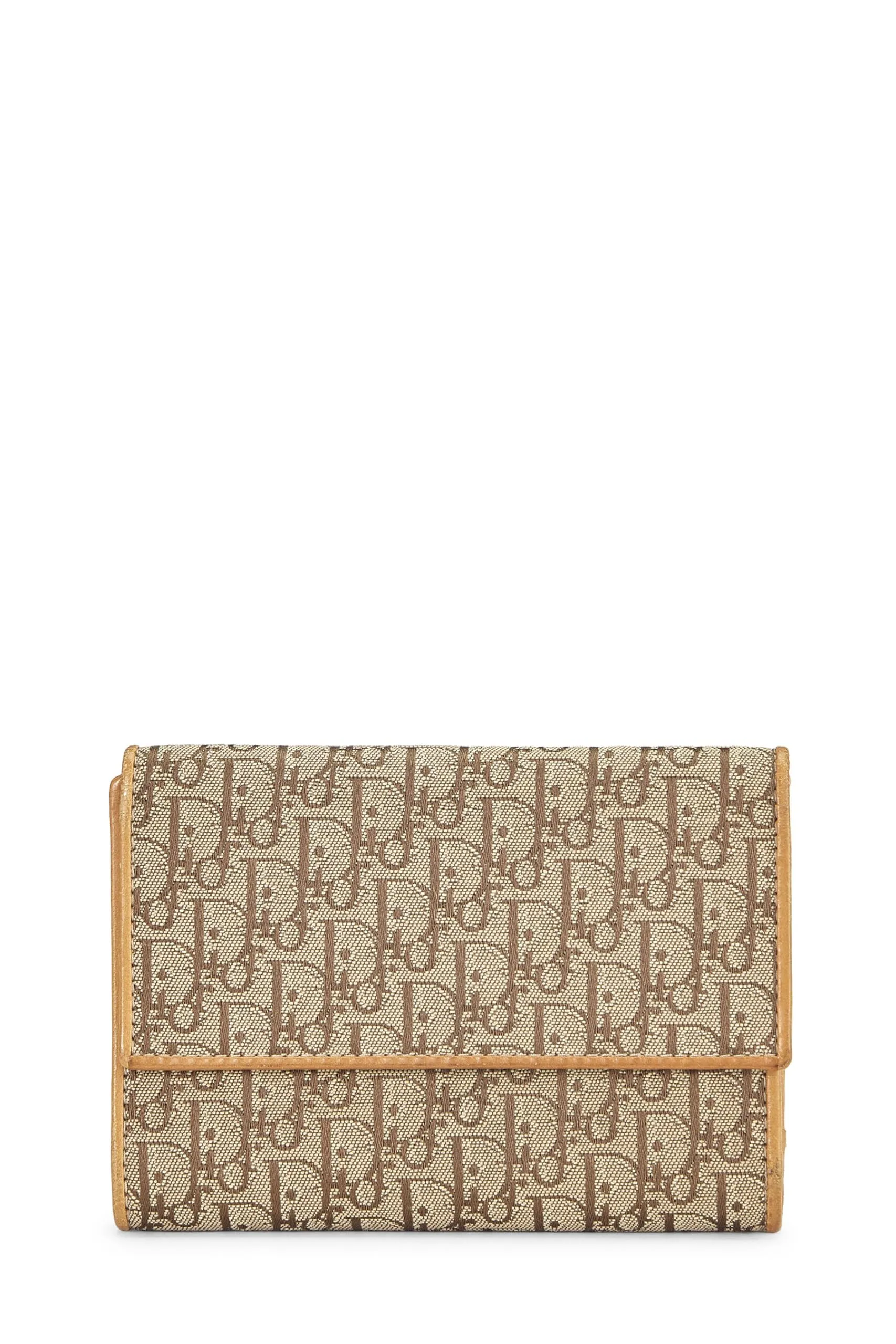 Dior,  Beige Trotter Canvas Wallet, Beige