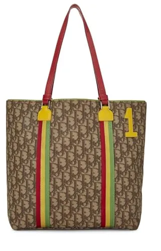 Dior,  Brown Rasta Trotter Tote Bag, Brown