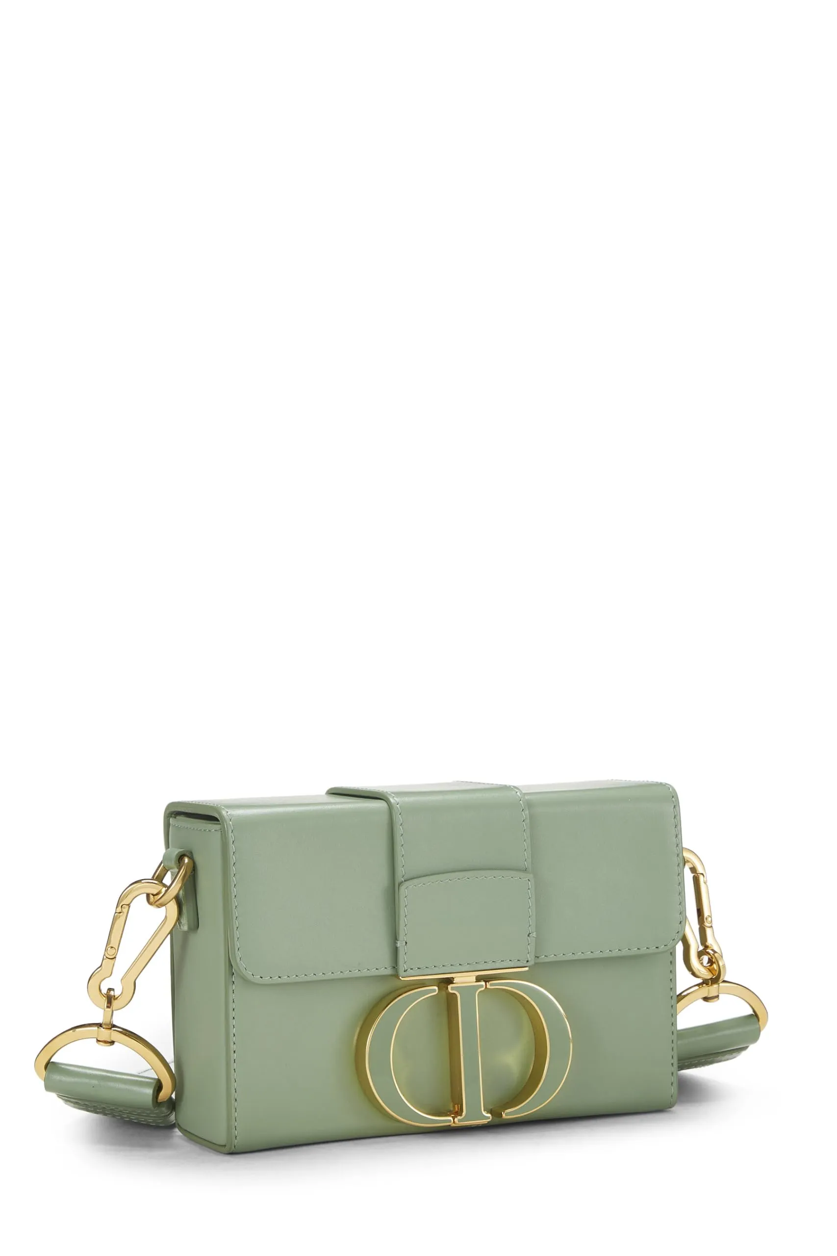 Dior,  Green Calfskin 30 Montaigne Box Bag, Green