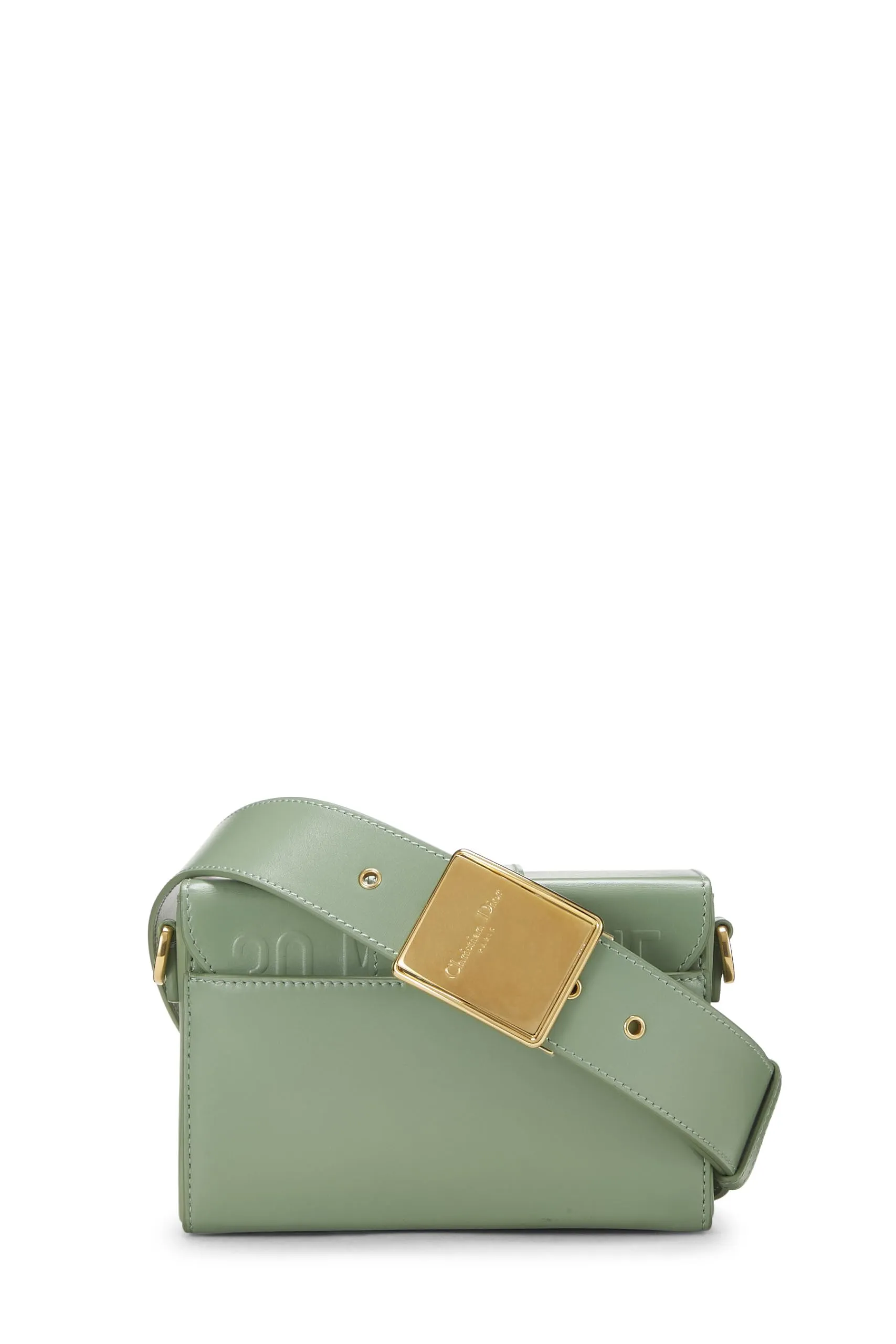 Dior,  Green Calfskin 30 Montaigne Box Bag, Green