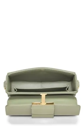 Dior,  Green Calfskin 30 Montaigne Box Bag, Green