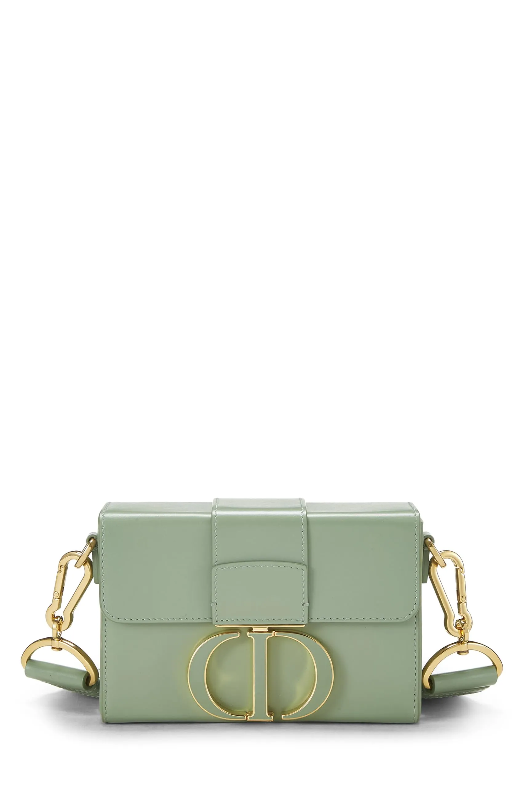 Dior,  Green Calfskin 30 Montaigne Box Bag, Green