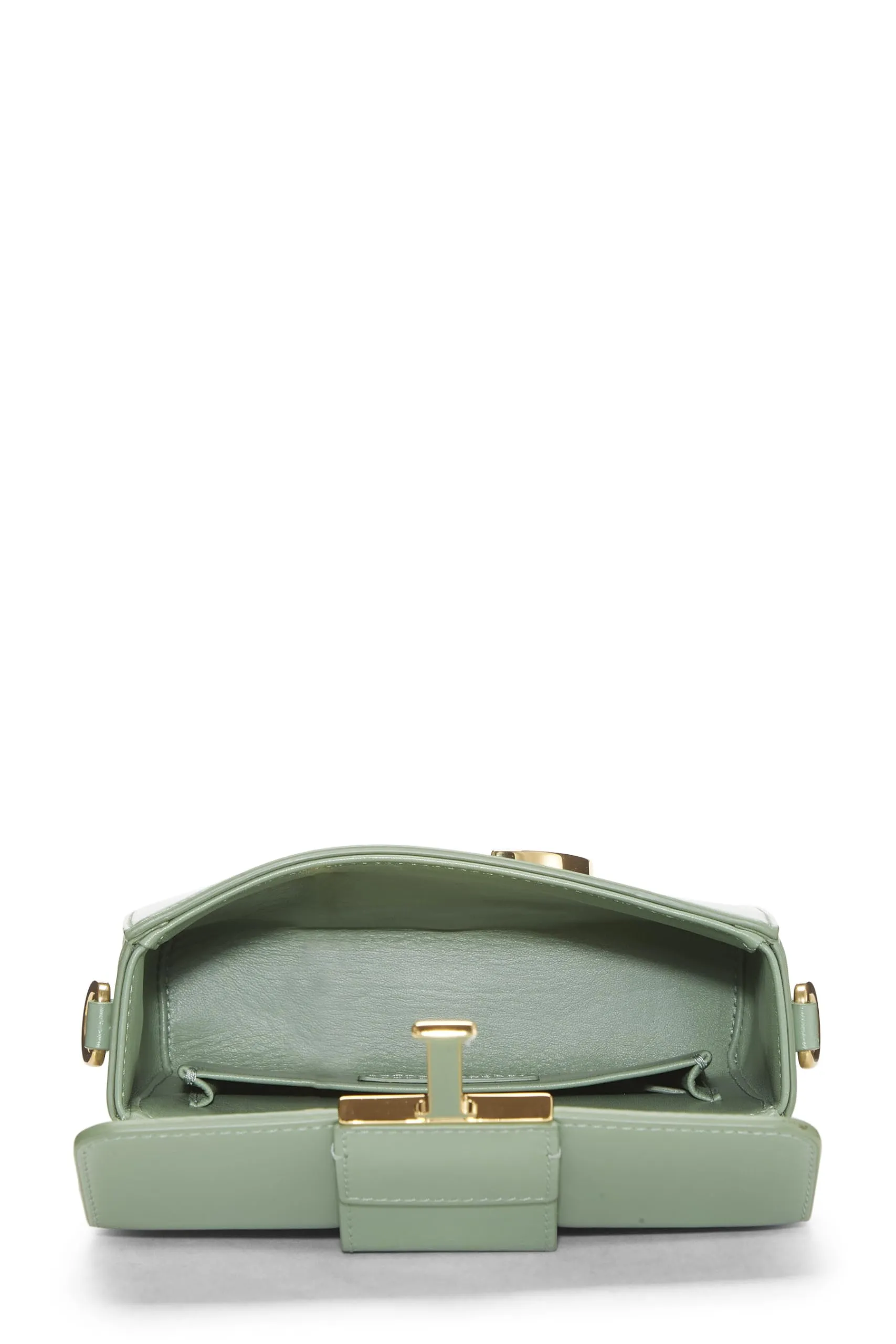 Dior,  Green Calfskin 30 Montaigne Box Bag, Green