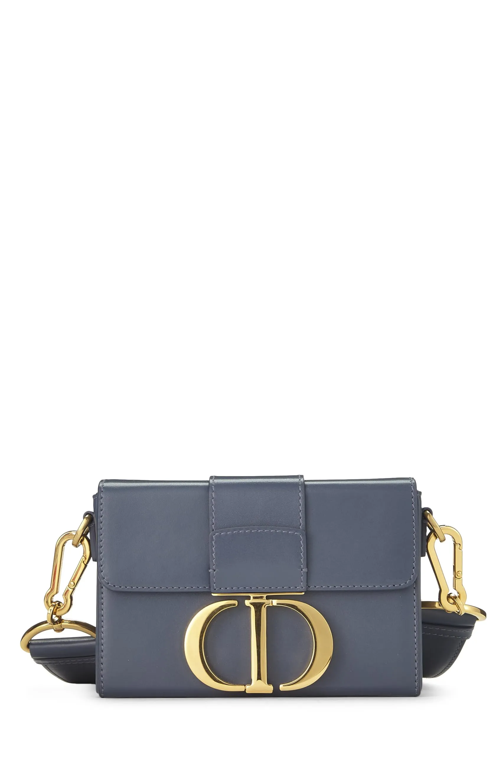 Dior,  Navy Calfskin 30 Montaigne Box Bag, Navy