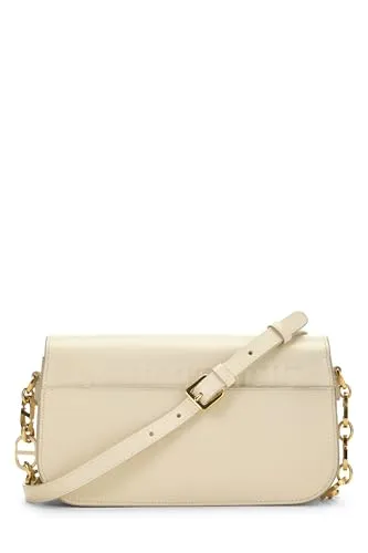 Dior,  White Calfskin 30 Montaigne Avenue Bag, White