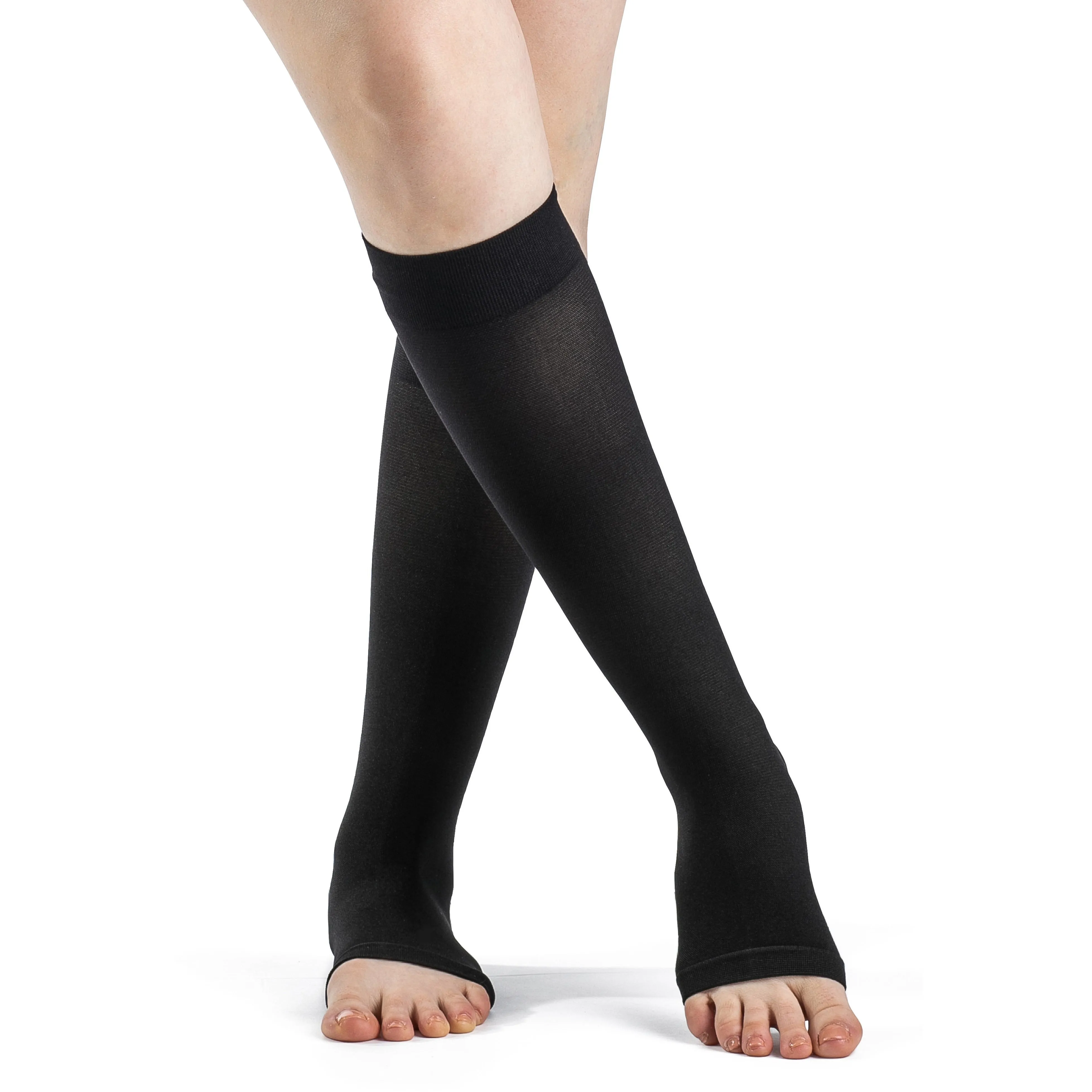 Dynaven Opaque Knee High 15-20 mmHg, Open Toe