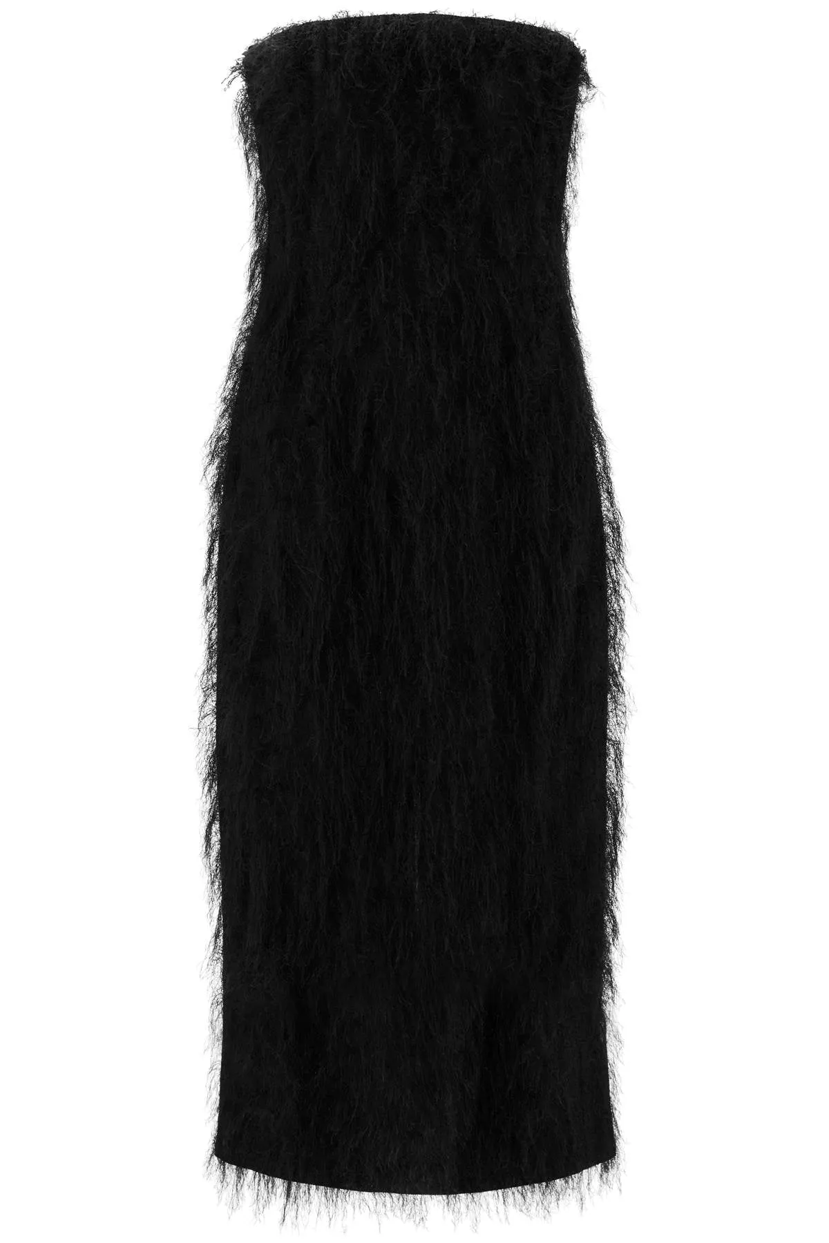 FRINGE-TRIMMED SHEATH