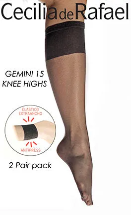 Gemini 15 Knee Highs