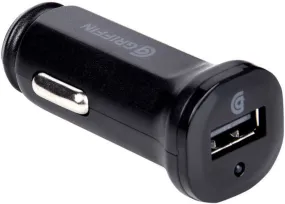 Griffin 2.4 Amp USB A Car Charger Black - GP-012-BLK