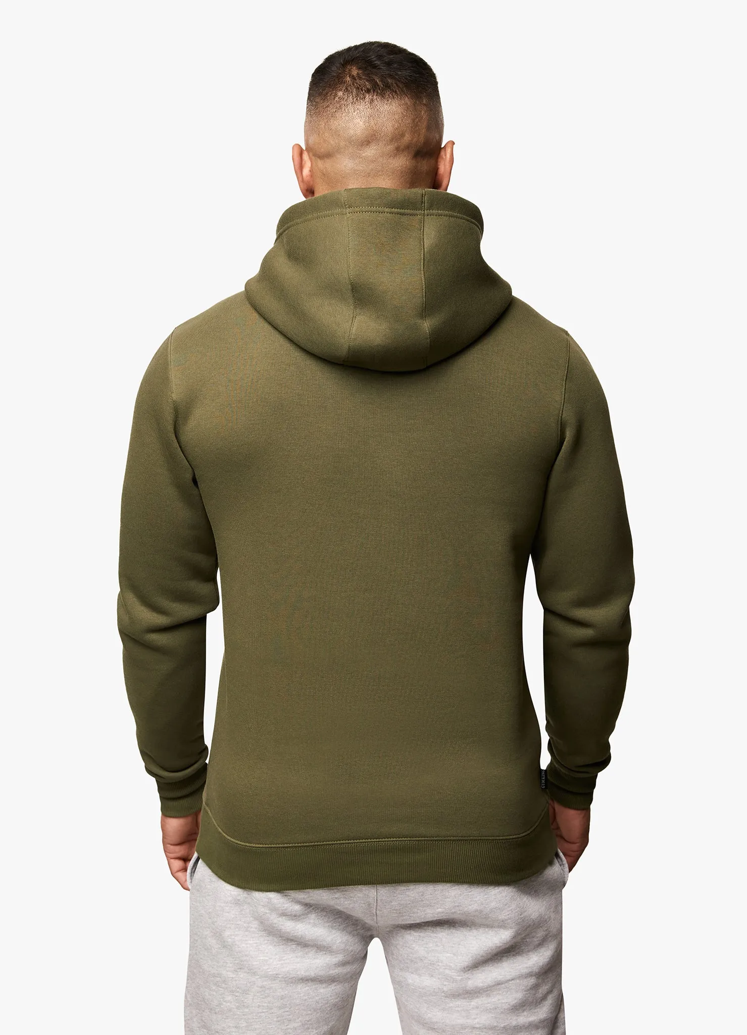 Gym King Fundamental Fleece Hood - Olive