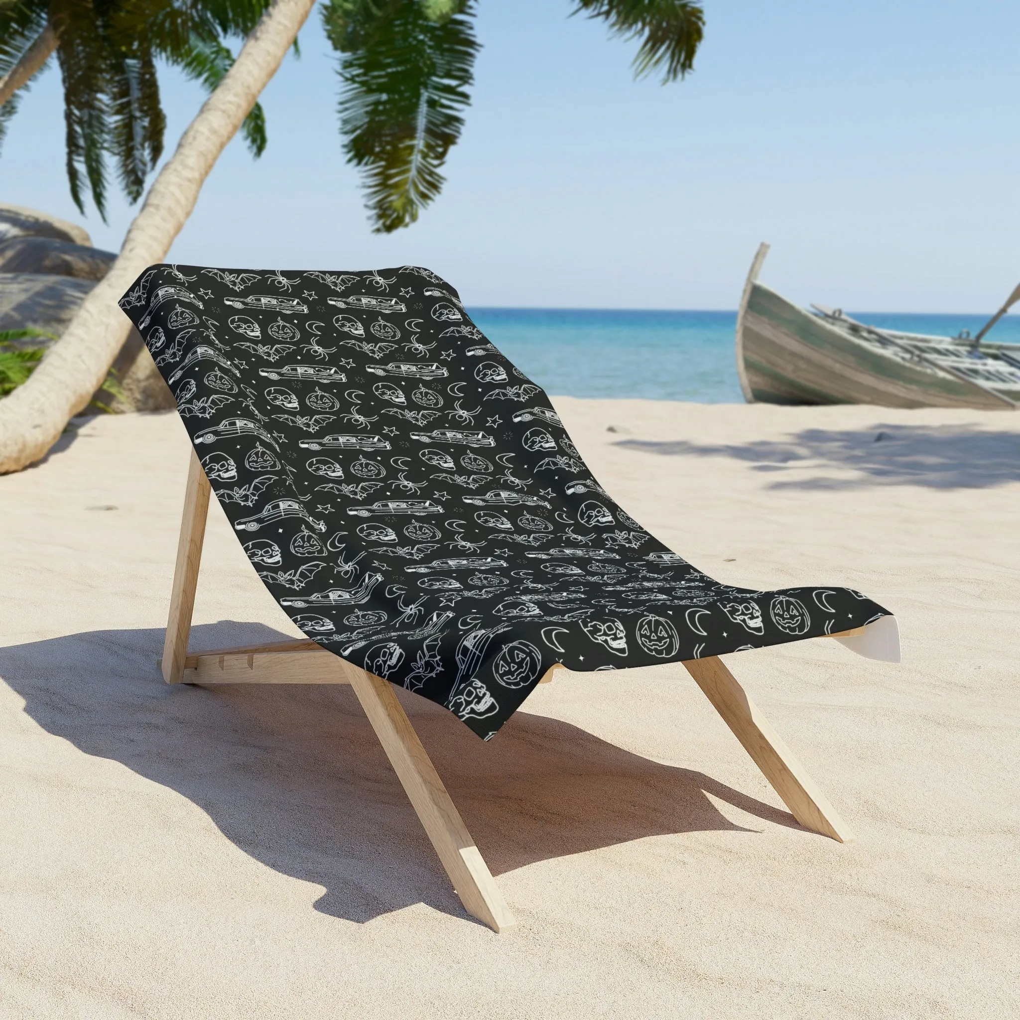 Hearse Time Beach Towel