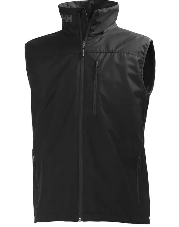 Helly Hansen Crew Black Zip Vest Black