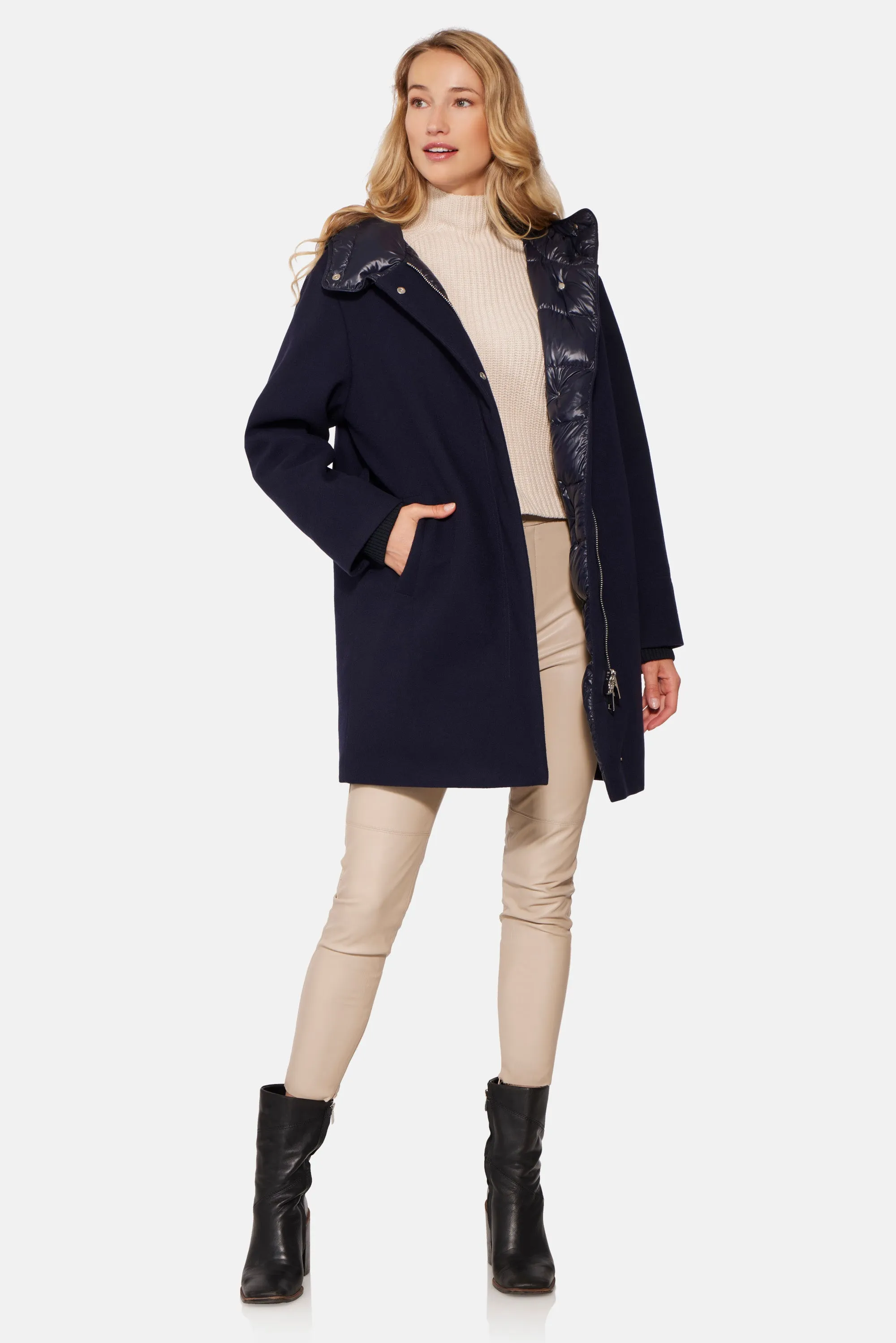 Hooded Parka, Navy