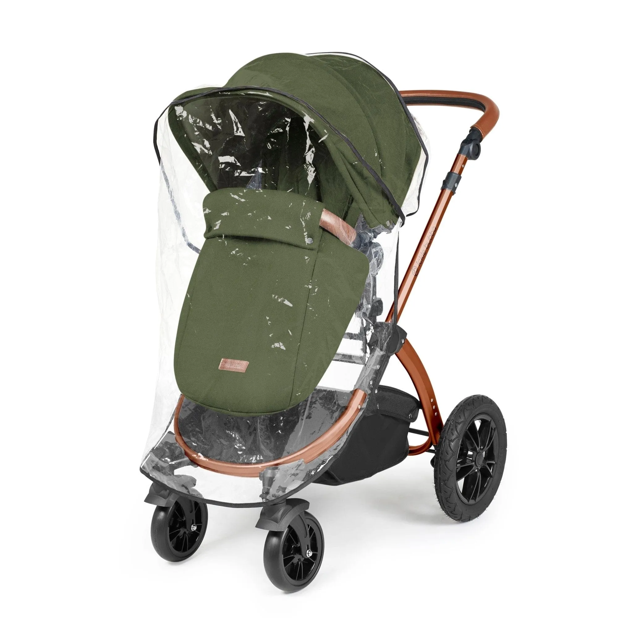 Ickle Bubba Stomp Luxe 3-in-1 I-Size Travel System - Bronze / Woodland / Tan