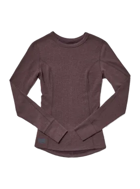 Janji Women's Waffleloft Long Sleeve in Loam AW24