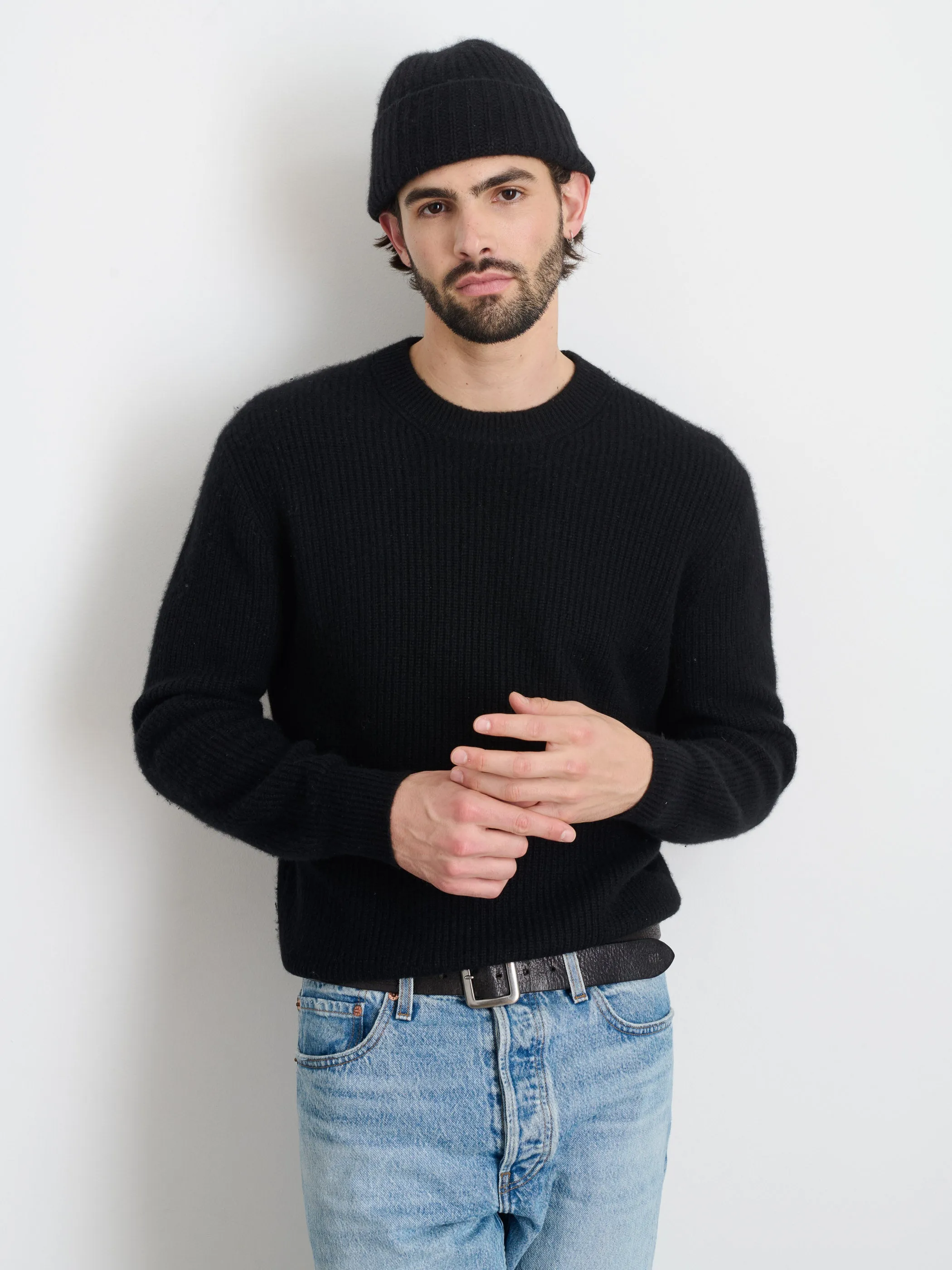 Jordan Sweater in Washed Cashmere