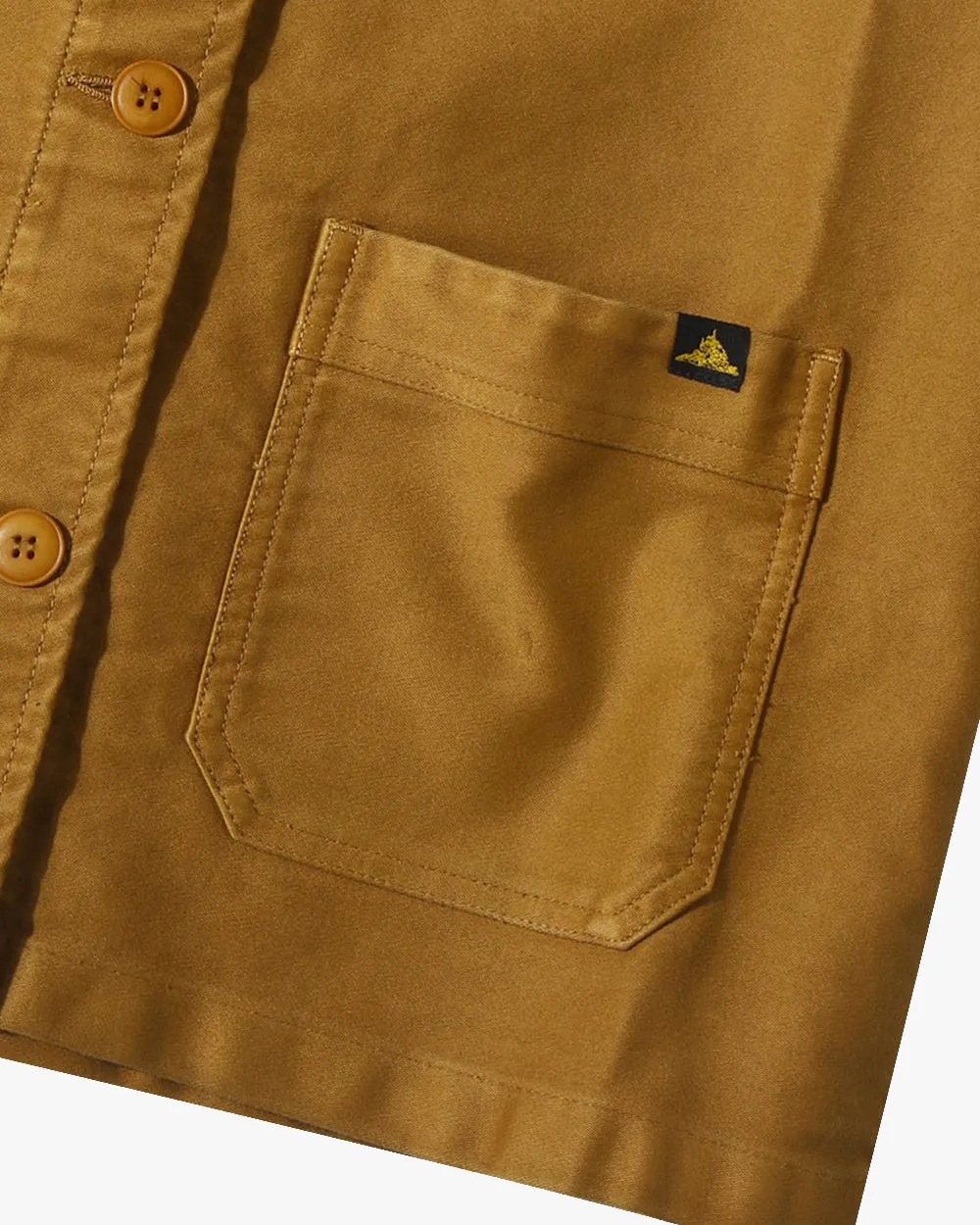 Le Mont St Michel Moleskin Authentic Work Jacket - Amber