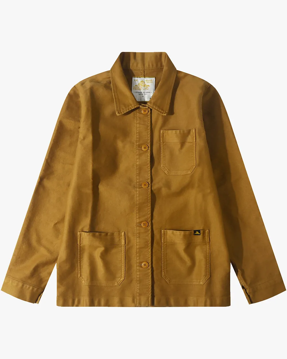 Le Mont St Michel Moleskin Authentic Work Jacket - Amber