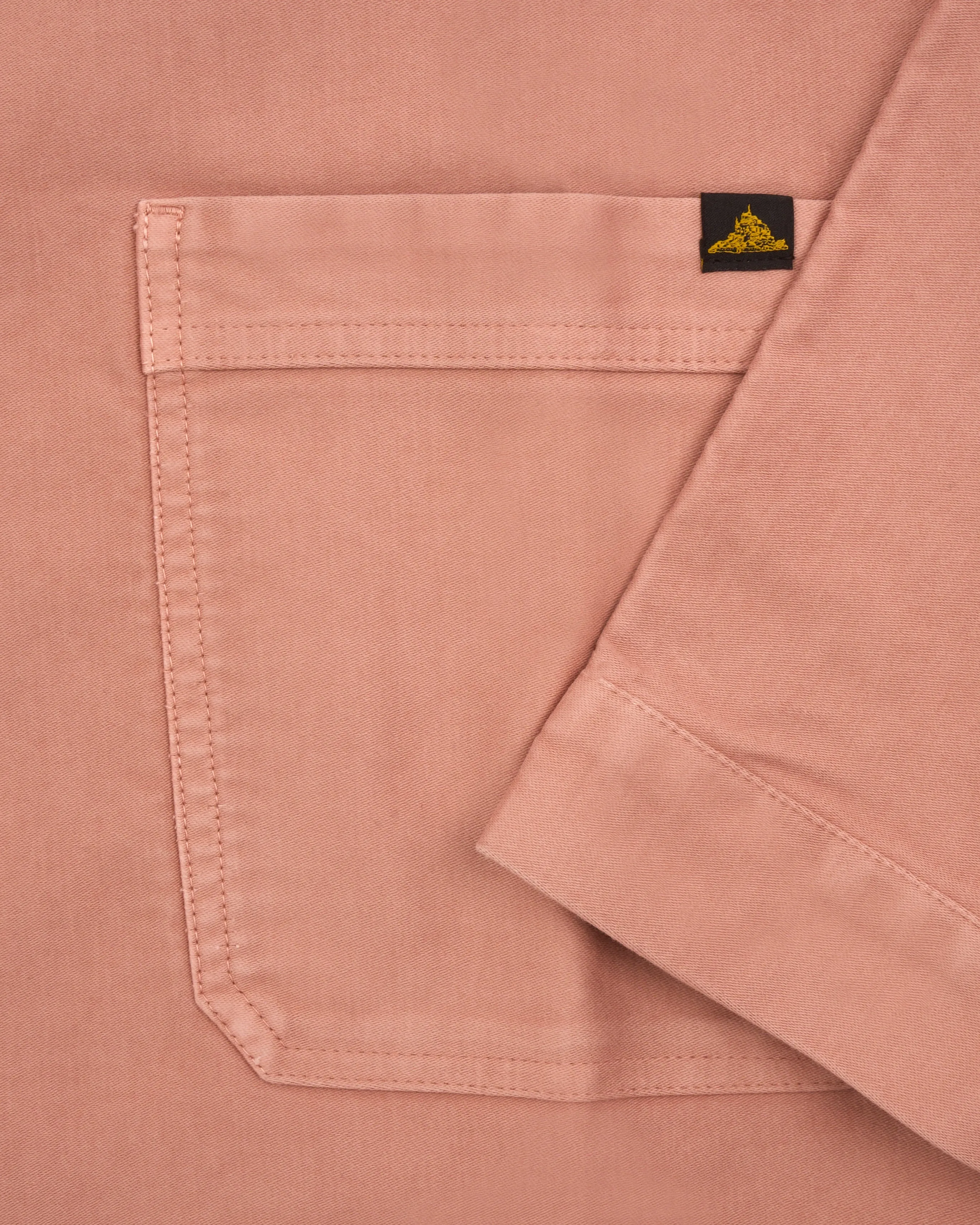 Le Mont St Michel Moleskin Authentic Work Jacket - Ash Pink