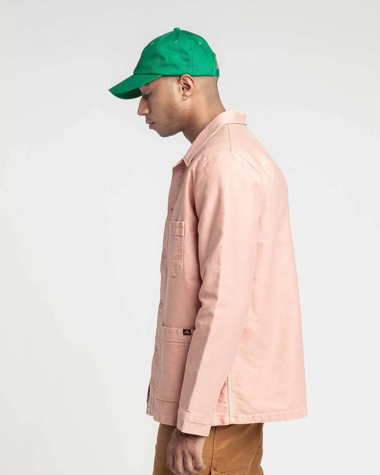 Le Mont St Michel Moleskin Authentic Work Jacket - Ash Pink