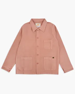 Le Mont St Michel Moleskin Authentic Work Jacket - Ash Pink