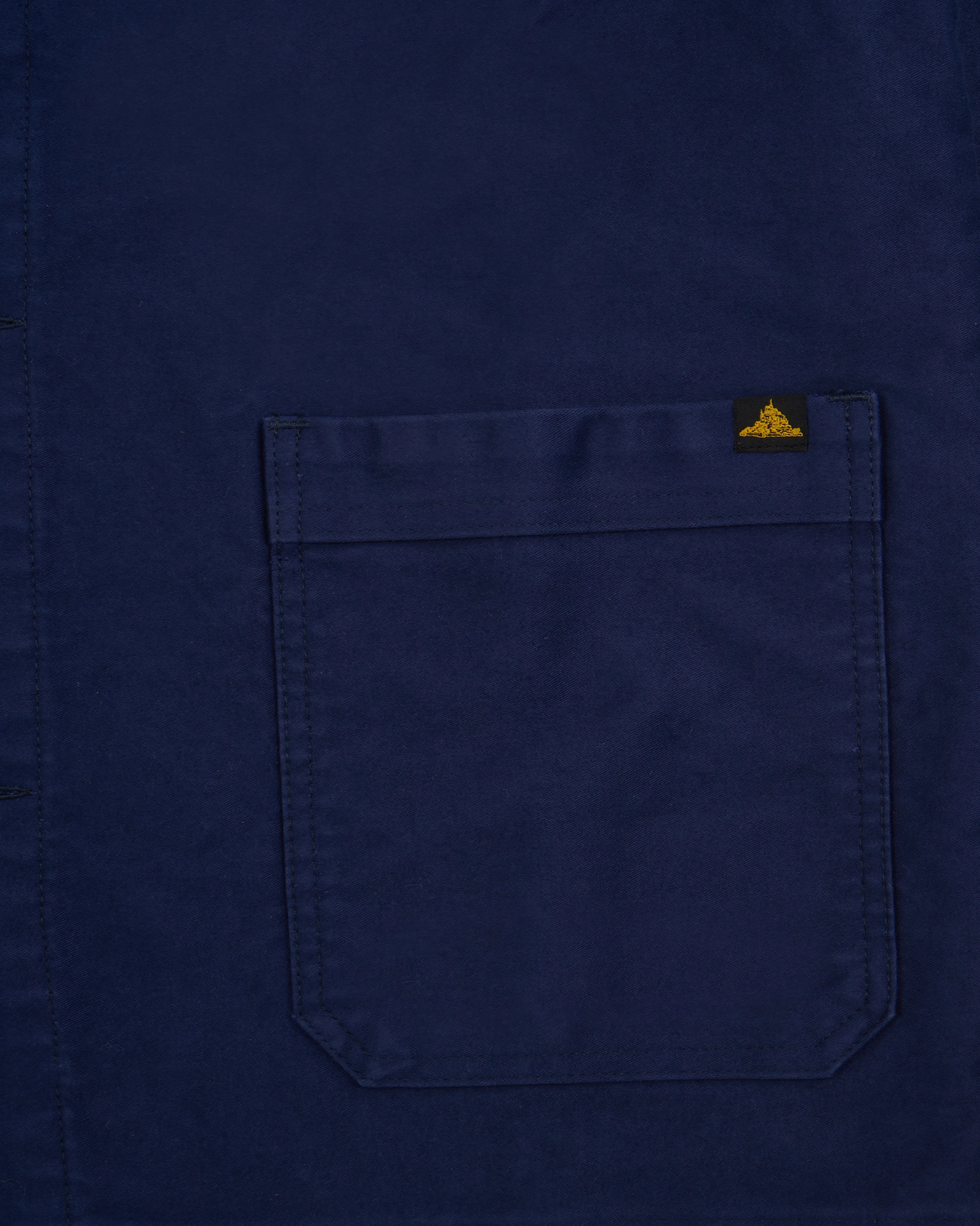 Le Mont St Michel Moleskin Authentic Work Jacket - Blue