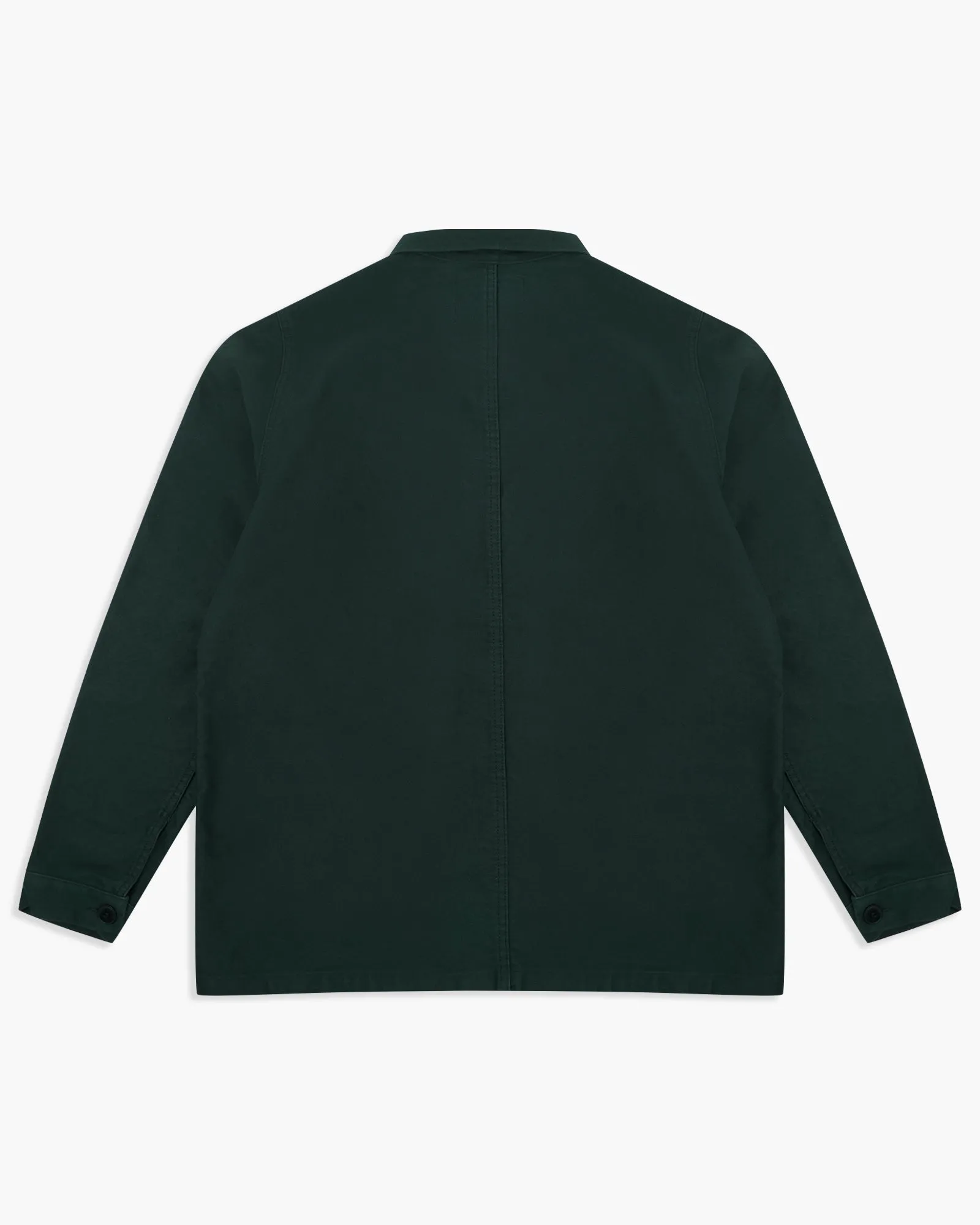 Le Mont St Michel Moleskin Authentic Work Jacket - Forest Green