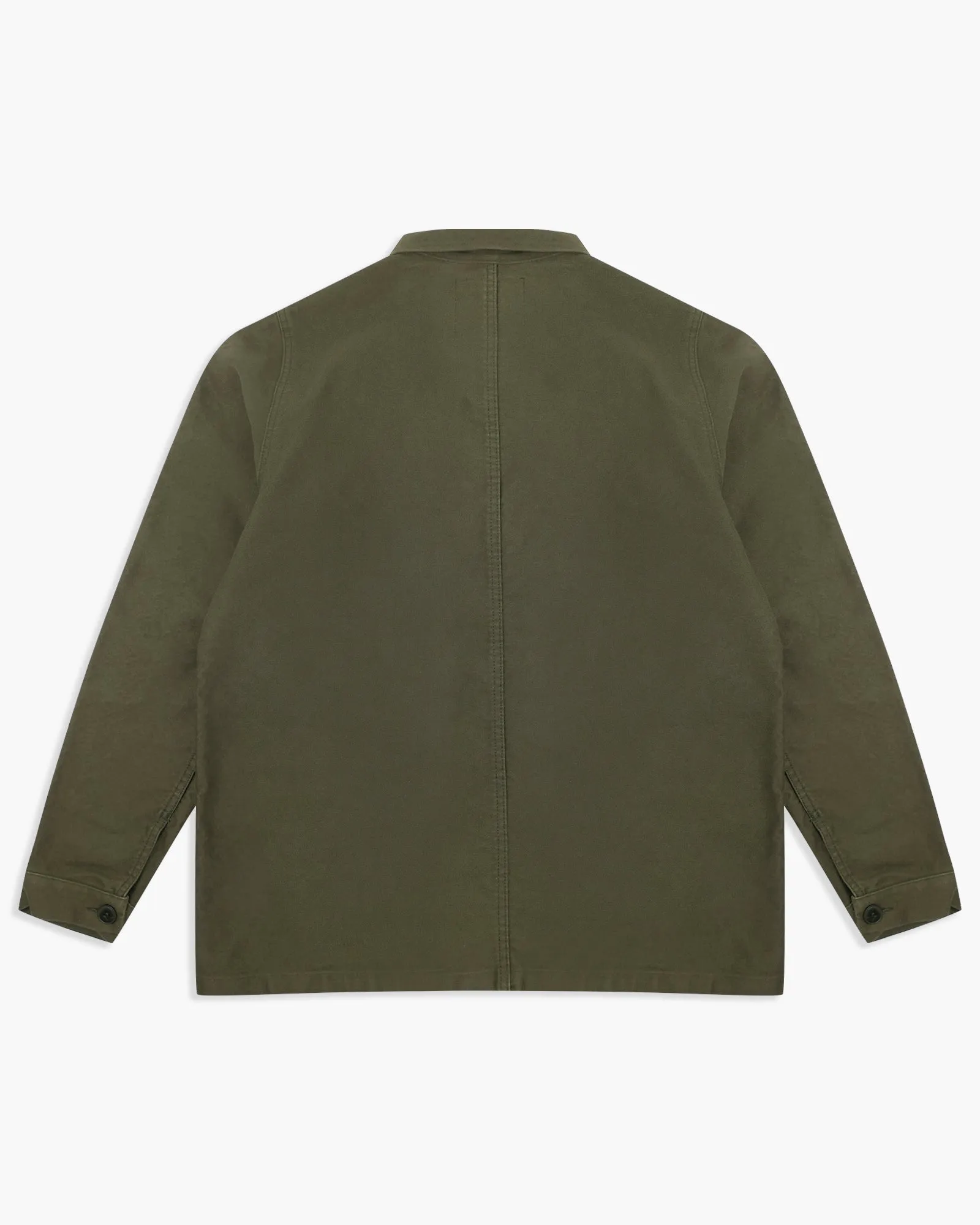 Le Mont St Michel Moleskin Authentic Work Jacket - Khaki